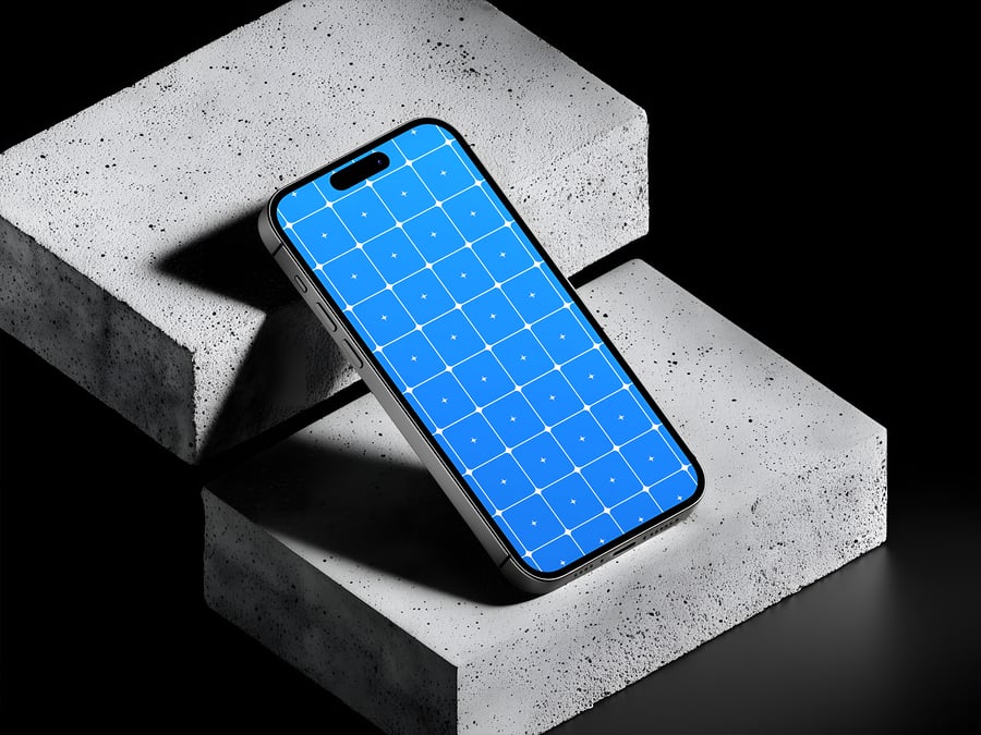 iPhone 17 Pro 智能手机屏幕模型套装