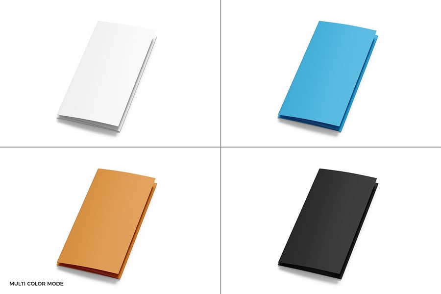 多用途三折小册子模型