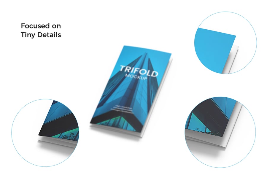 多用途三折小册子模型