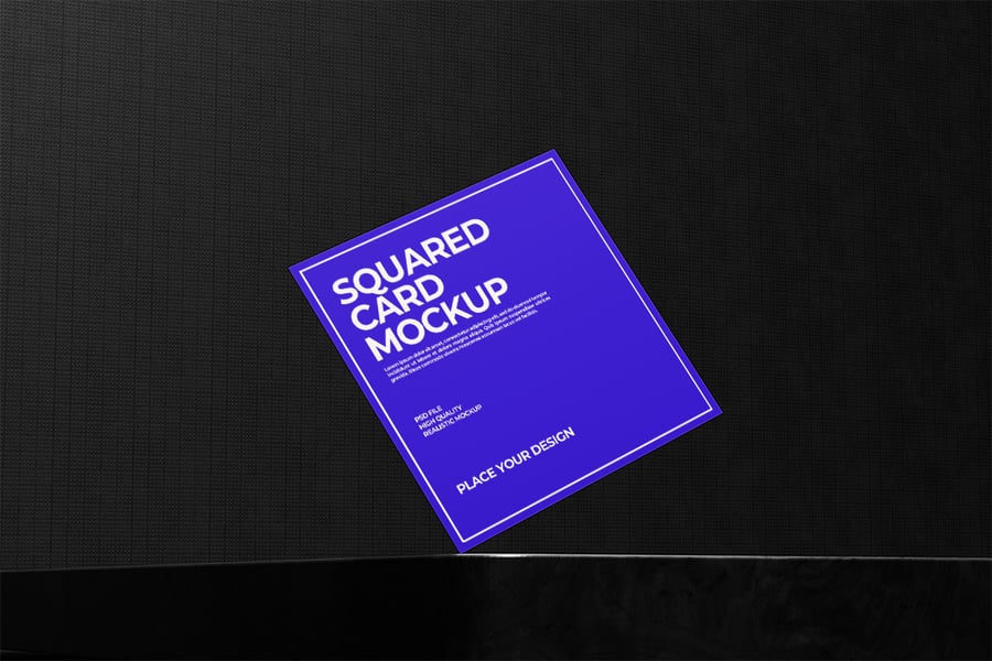 方形卡片模型