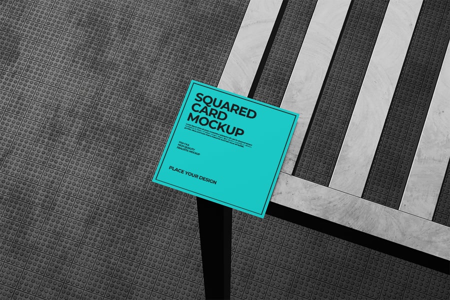 方形卡片模型