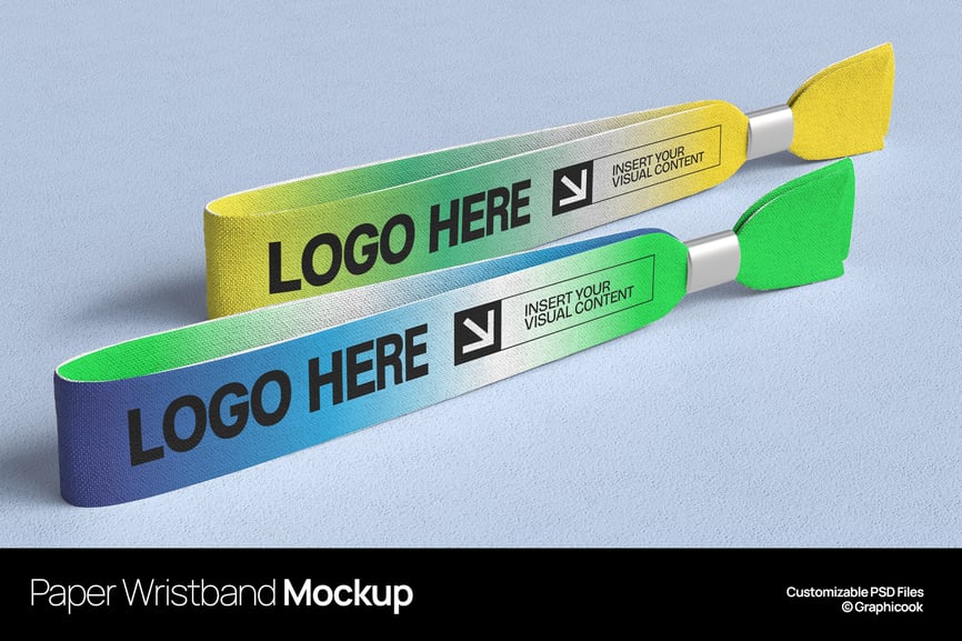 纸质腕带模型