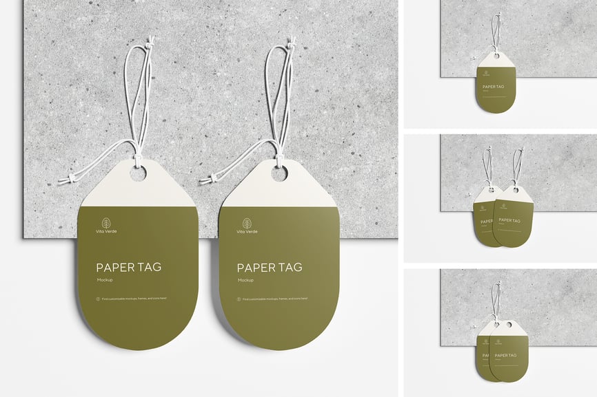 纸质标签模型