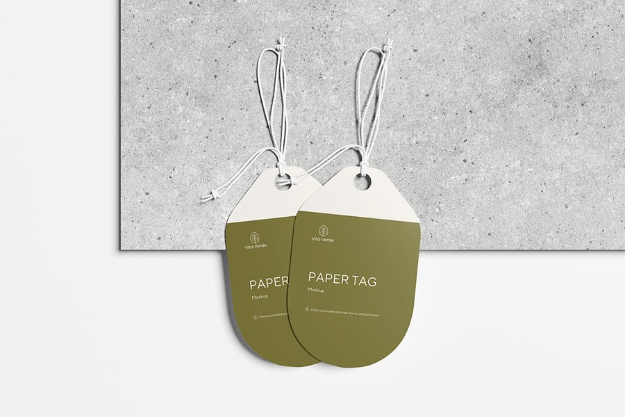 纸质标签模型