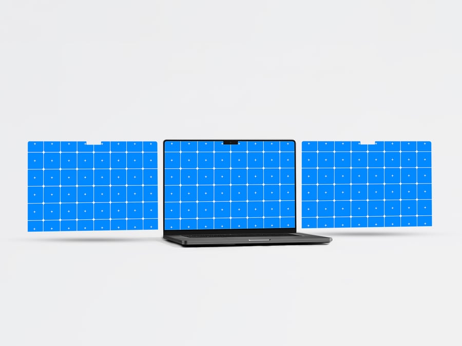 多屏 MacBook 模型集