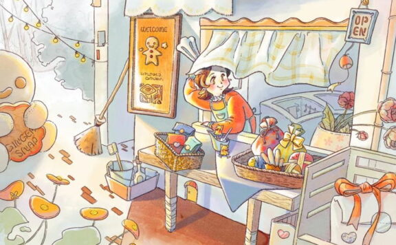 轻松get“赛璐璐”式水彩小场景插画