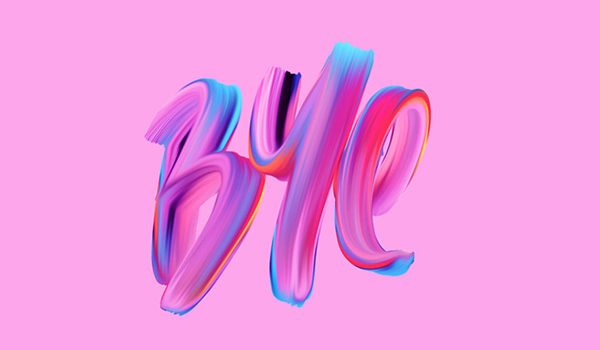 使用PS软件教你涂抹一个色彩斑斓的油漆字体