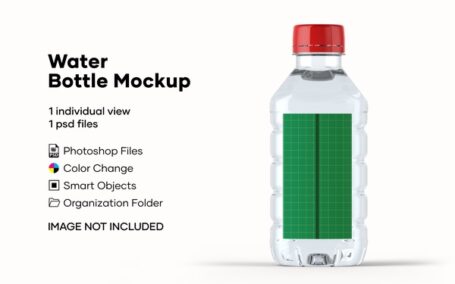 矿泉水酒水饮料瓶包装PSD模型