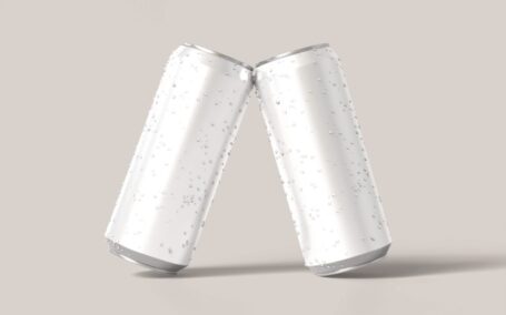 饮料汽水可乐易拉罐气泡水珠啤酒罐子样机