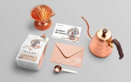 高级感贴纸袋子样机