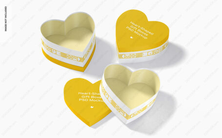 高端包装盒礼盒天地盖心形异形飞机盒样机