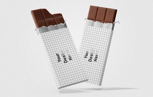 简洁的巧克力包装样机