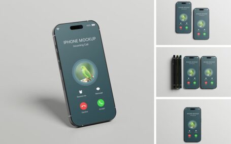 华丽高端的iPhone手机样机展示模型