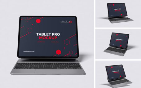 超绝平板电脑 PSD 专业样机素材
