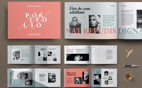 作品集模板 (INDD)