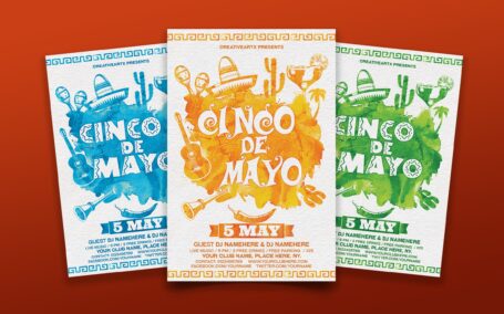 五月五日节日海报广告 (PSD,JPG)