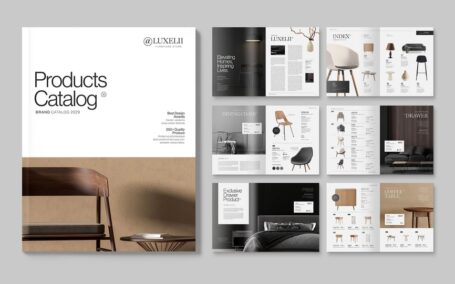 产品目录宣传册模板 (INDD)