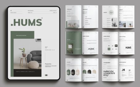 品牌指南画册模版 (INDD)