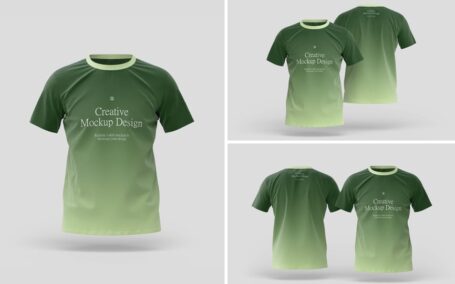 T恤模型样机 (PSD)