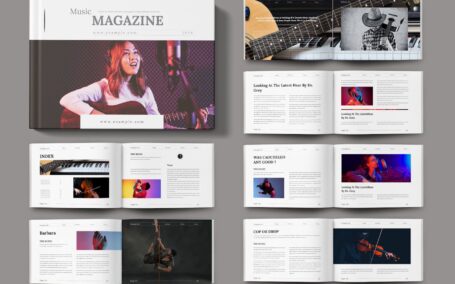 音乐杂志风景 (INDD)