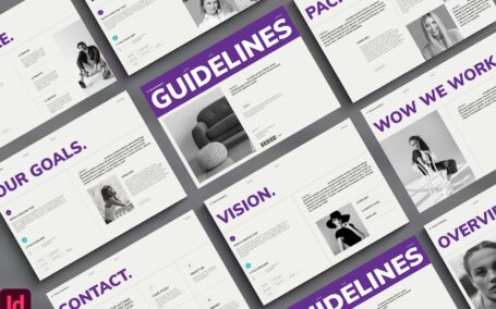 品牌指南模板 (INDD)