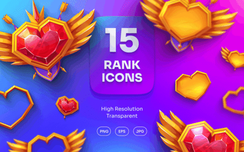 游戏排名图标 Vol.12 (EPS,JPG,PNG)