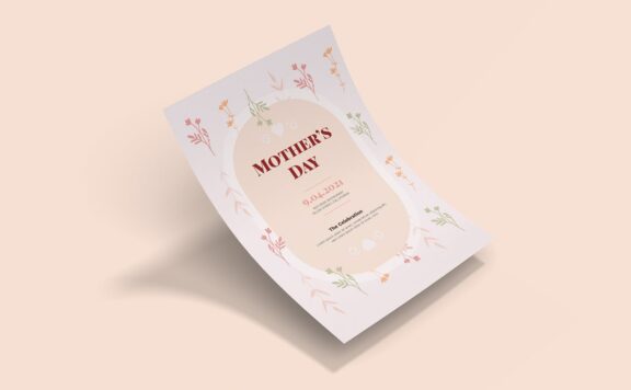 母亲节 – 传单 (AI,EPS,PSD)