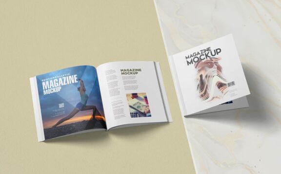杂志模型样机 (PSD)