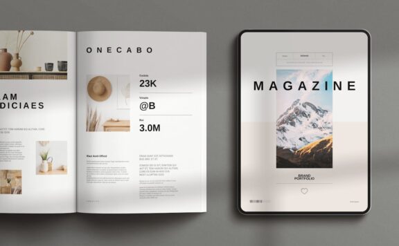 杂志画册模版 (INDD)