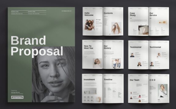 品牌提案模板 (INDD)