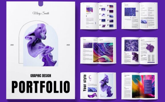 竖版设计杂志风格排版内容 (INDD)