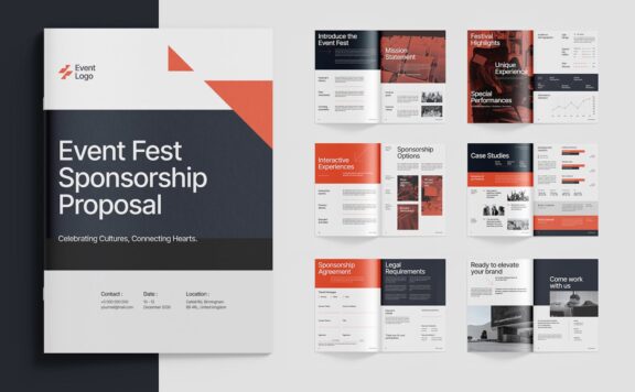 活动提案模板 (PSD,AI,EPS)