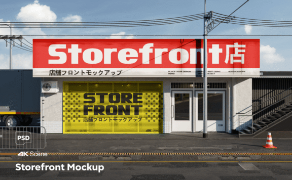 店面模型样机 (PSD)