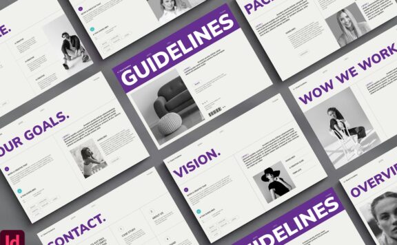 品牌指南模板 (INDD)