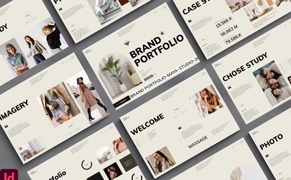 品牌组合模板 (INDD)