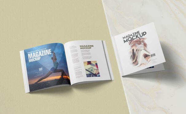 杂志模型样机 (PSD)