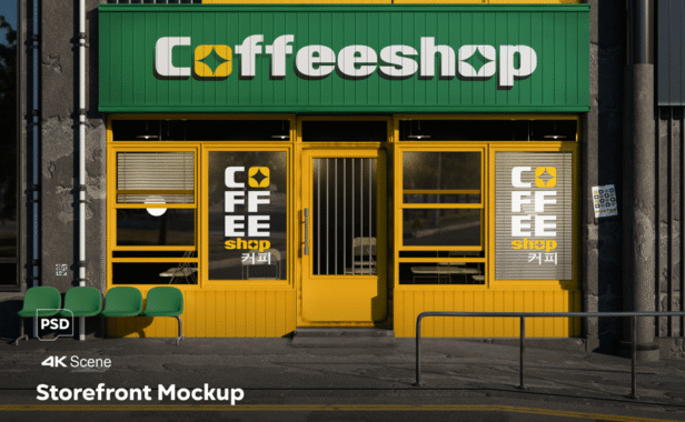 店面模型样机 (PSD)