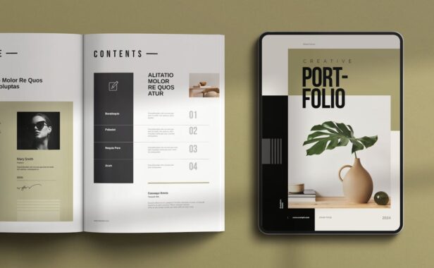 宣传册画册模版 (INDD)