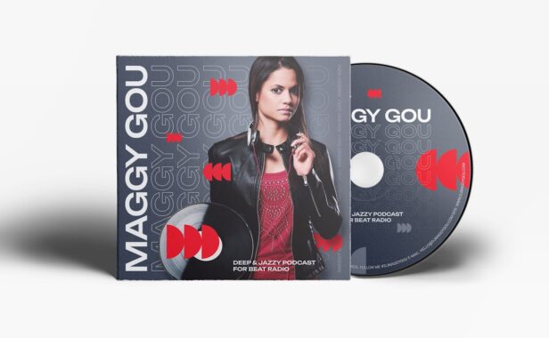 黑胶唱片DJ 混音带/音乐播客 CD 封面艺术作品 (PSD)