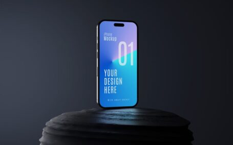 iPhone手机模型样机 (PSD)