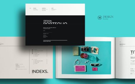 设计组合景观模板 (INDD)