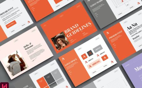 品牌指南模板 (INDD)