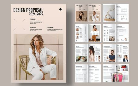 设计方案画册模版 (INDD)