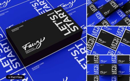 名片模型样机 (PSD,JPG)