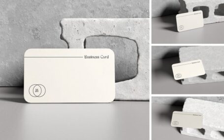 名片模型样机 (PSD,PDF)