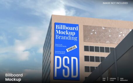 广告牌模型样机 (PSD)