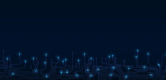 具有高科技数字数据技术背景