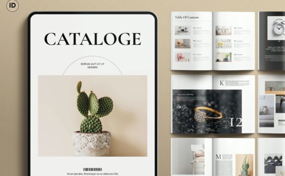 目录杂志模板 (INDD)