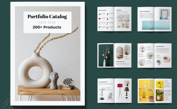 作品集目录模板 (INDD)