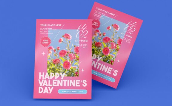 情人节传单 (AI,EPS,PSD)